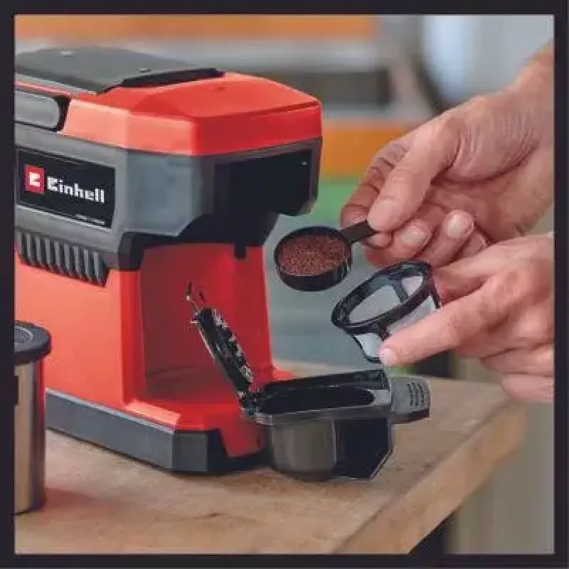 Pilienu kafijas automāts Einhell 0,24 L TE-CF 18 Li-Solo