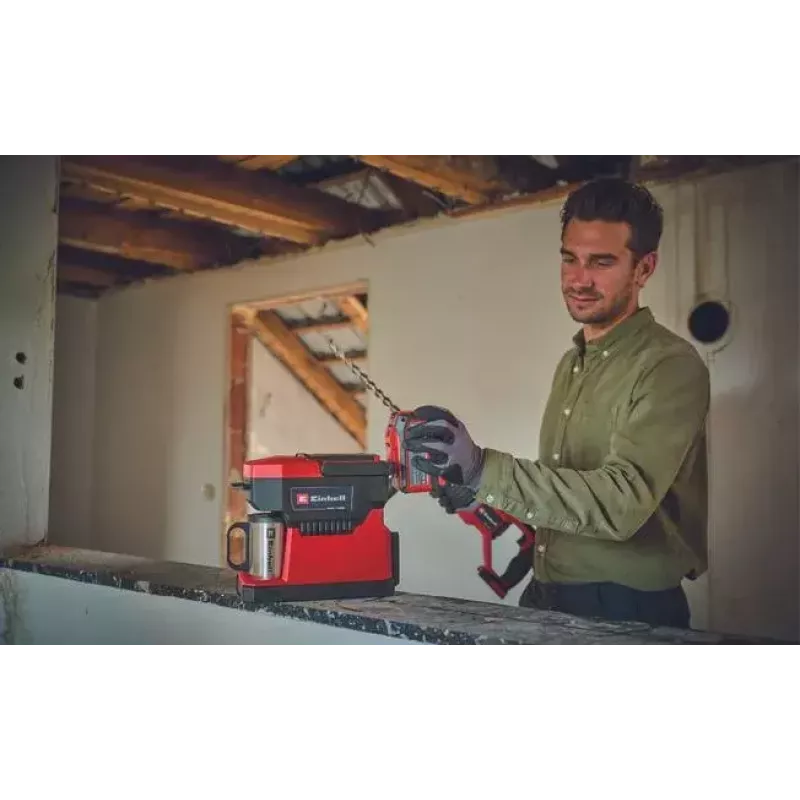 Pilienu kafijas automāts Einhell 0,24 L TE-CF 18 Li-Solo