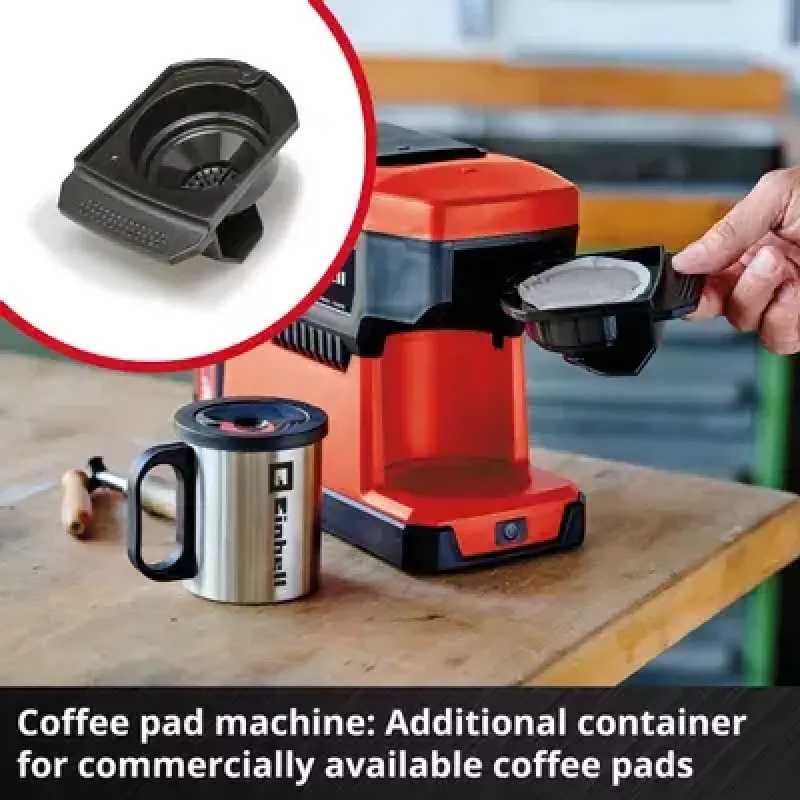 Pilienu kafijas automāts Einhell 0,24 L TE-CF 18 Li-Solo