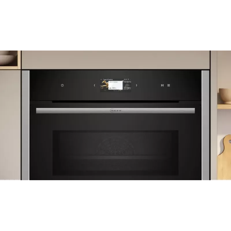 Neff N 90 C24MS31N0 cepeškrāsns 45 L 3600 W melns, nerūsējošais tērauds