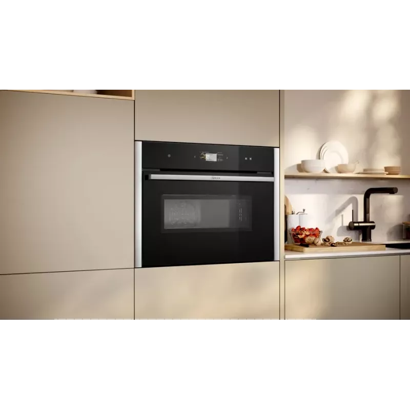 Neff N 90 C24MS31N0 cepeškrāsns 45 L 3600 W melns, nerūsējošais tērauds