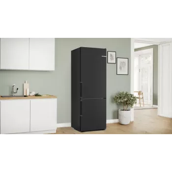 Bosch Serie 4 KGN49VXCT ledusskapis ar saldētavu Brīvi stāvošs 440 L Nerūsējošais tērauds