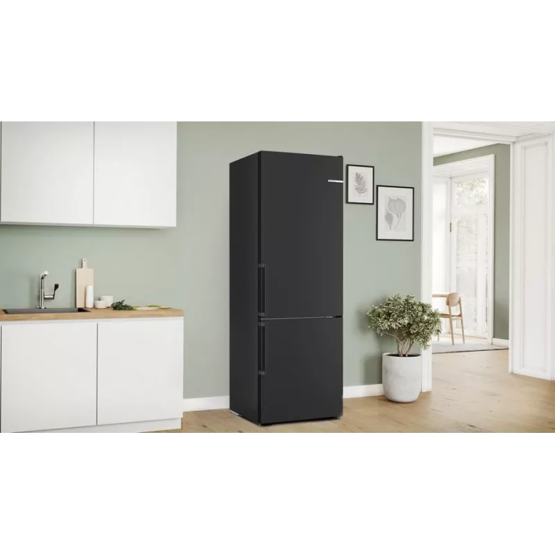 Bosch Serie 4 KGN49VXCT ledusskapis ar saldētavu Brīvi stāvošs 440 L Nerūsējošais tērauds