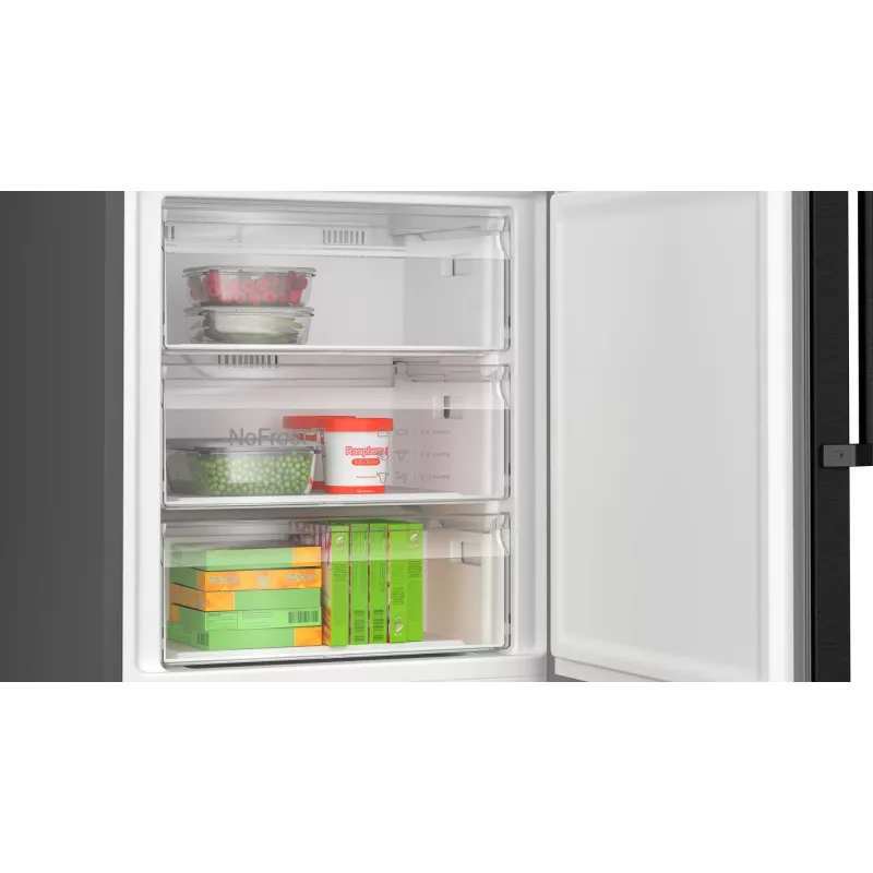 Bosch Serie 4 KGN49VXCT ledusskapis ar saldētavu Brīvi stāvošs 440 L Nerūsējošais tērauds