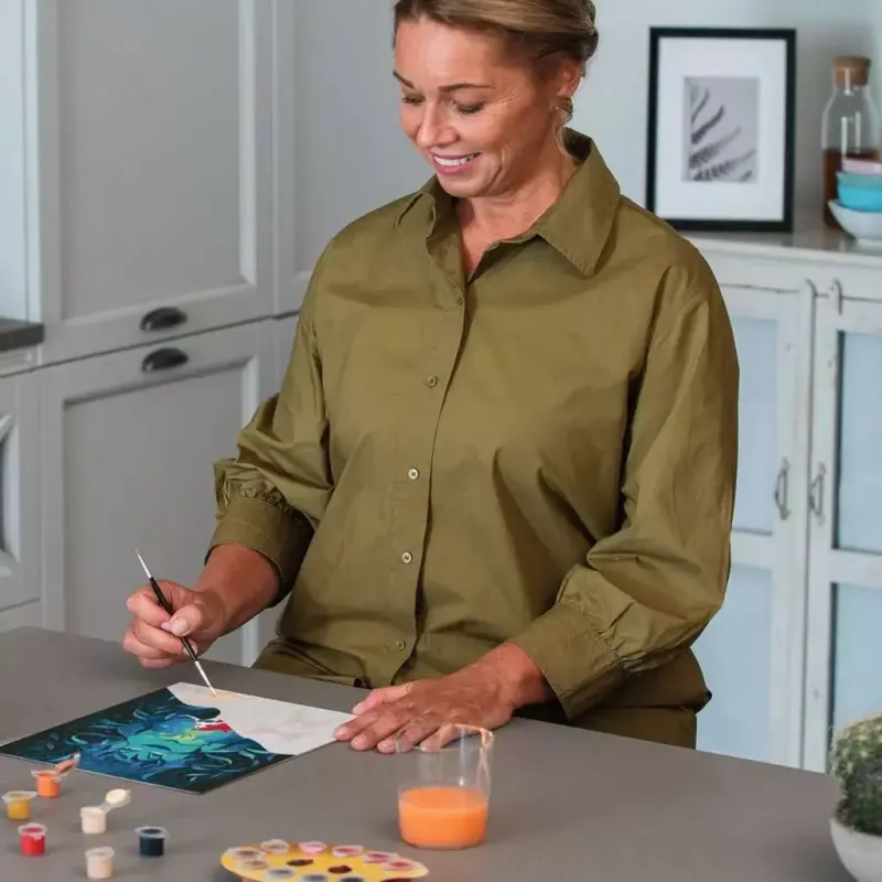 Ravensburger Krāsošanas komplekts CreArt Disney Ariela un Ursula 23732 — krāsošanas komplekts bērniem ar iepriekš uzdrukātu motīvu