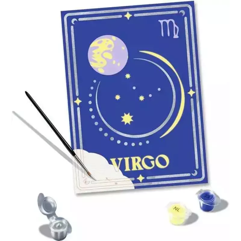 Ravensburger CreArt Jaunavas zodiaka zīmes krāsošanas komplekts – modelis 23744, radošs komplekts gleznošanai