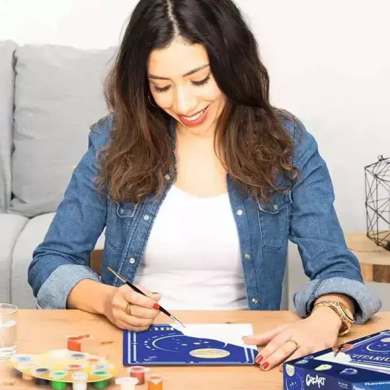 Krāsošanas komplekts pēc numuriem Ravensburger CreArt – Strēlnieka zodiaka zīme, modelis 23741
