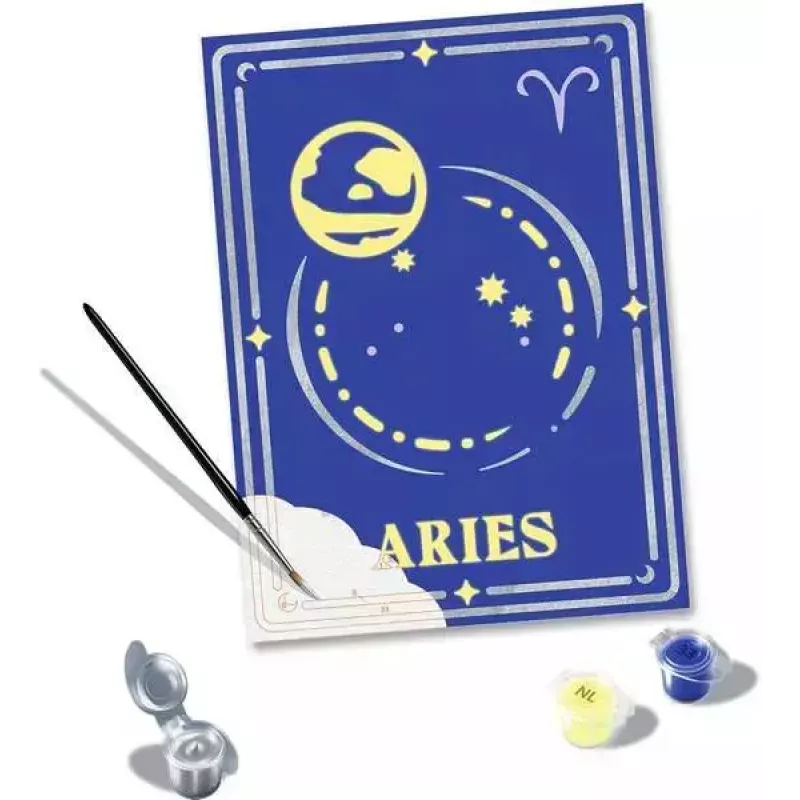 Ravensburger painting kit CreArt — Zodiac sign Aries (model 23736)