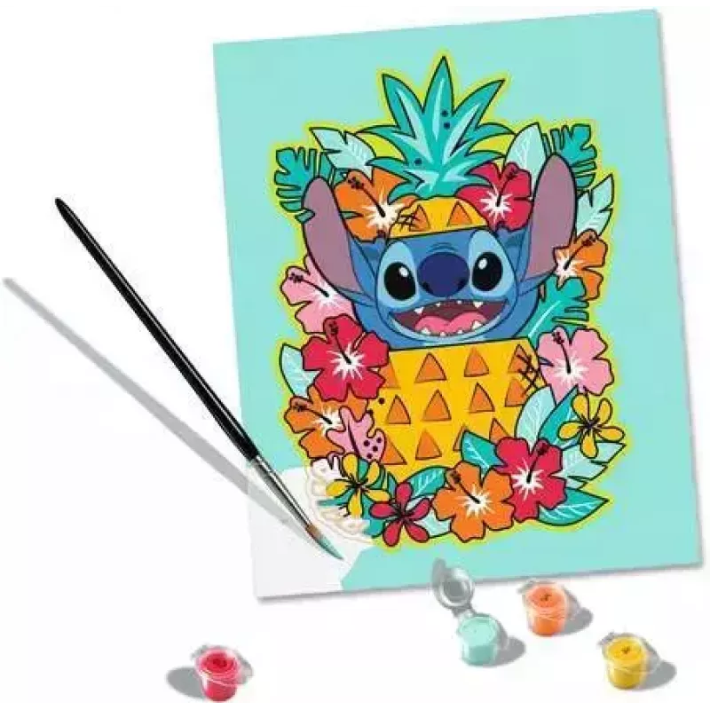 Krāsošanas komplekts Ravensburger CreArt Disney Stitch — krāsošana pēc cipariem