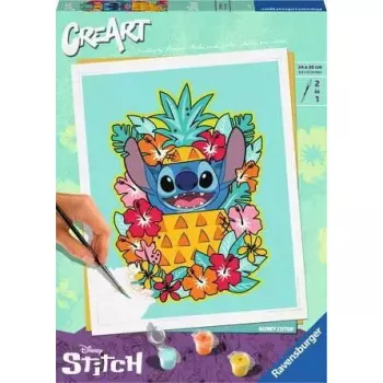 Krāsošanas komplekts Ravensburger CreArt Disney Stitch — krāsošana pēc cipariem