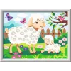 Ravensburger CreArt 23764 gleznošanas pēc cipariem komplekts, aita ar jēru