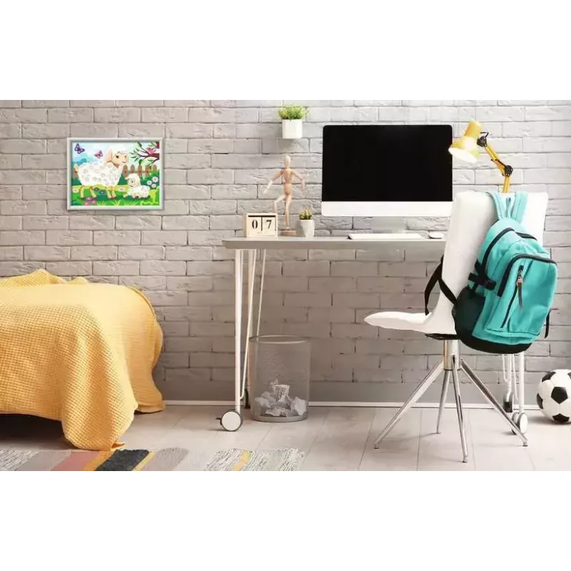 Ravensburger CreArt 23764 gleznošanas pēc cipariem komplekts, aita ar jēru