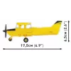 Konstrukciju rotaļlieta Cobi Cessna 172 Skyhawk dzeltens modelis 26621 - mēroga un montāžas komplekts