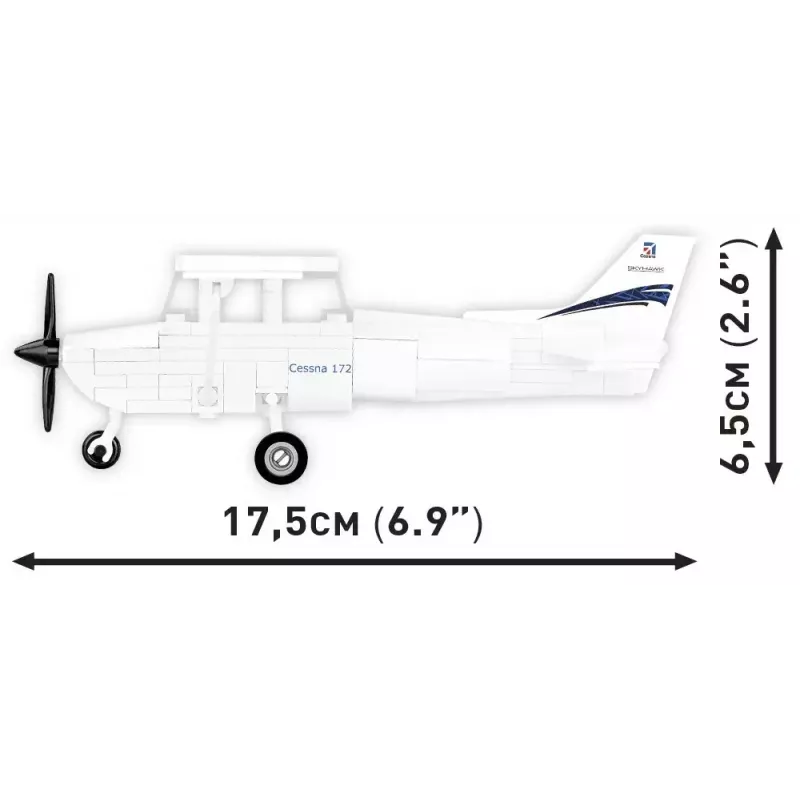 Cobi Cessna 172 Skyhawk, balta – konstruktors