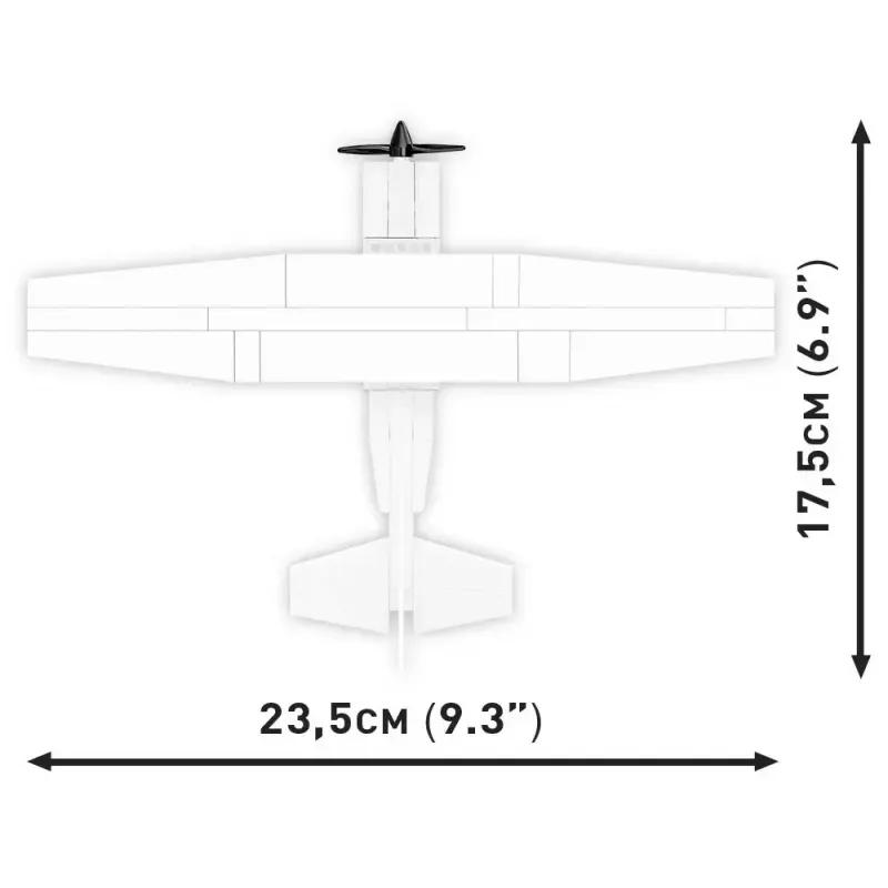 Cobi Cessna 172 Skyhawk, balta – konstruktors
