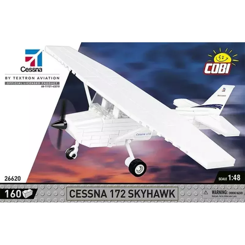 Cobi Cessna 172 Skyhawk, balta – konstruktors