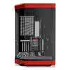 PC Case HYTE Y70 Midi Tower Melns, Red