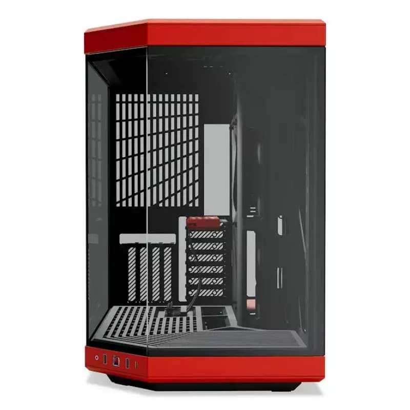PC Case HYTE Y70 Midi Tower Melns, Red