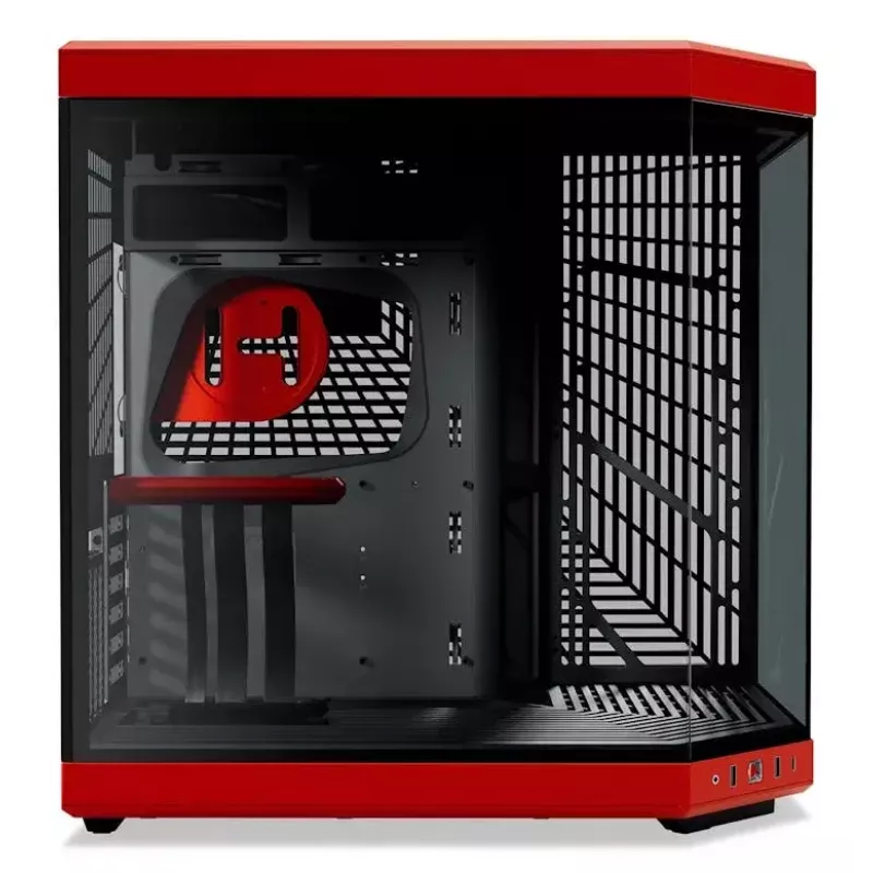 PC Case HYTE Y70 Midi Tower Melns, Red