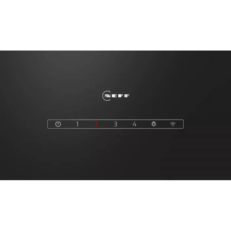 Neff D88IAN2S0 tvaika nosūcējs pie sienas stiprināms melns 915 m³/h