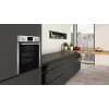 NEFF BX48P gatavošanas iekārtu komplekts — Zonas indukcijas plīts (4 zonas), Elektriskā cepeškrāsns 71 L, Melns
