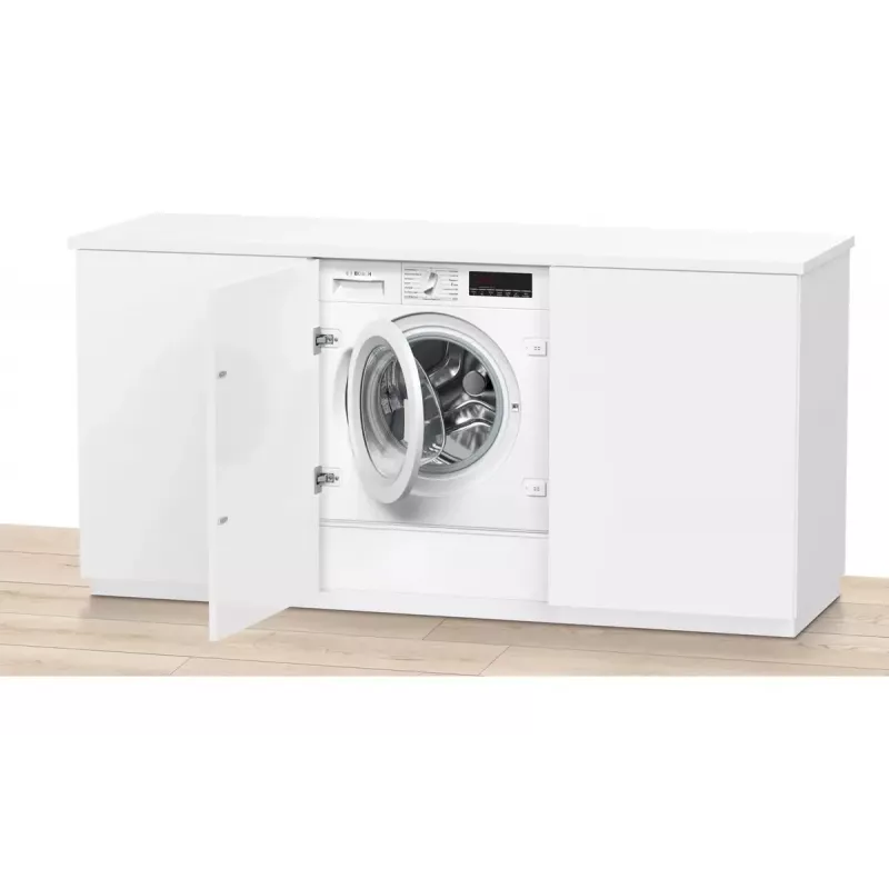 Bosch Serie 8 WIW28443 veļas mašīna ar priekšējo ielādi 8 kg 1400 RPM Balta