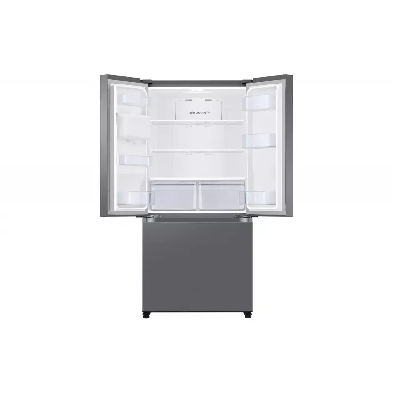 Blakus novietojams ledusskapis Samsung RF50C530ES9 Brīvstāvošs French door Nerūsējošais tērauds 495 L, Ledusskapis 330 L / Saldētava 165 L