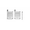 FRACTAL DESIGN SSD kronšteinu komplekts - B tips, balts, dubultais iepakojums
