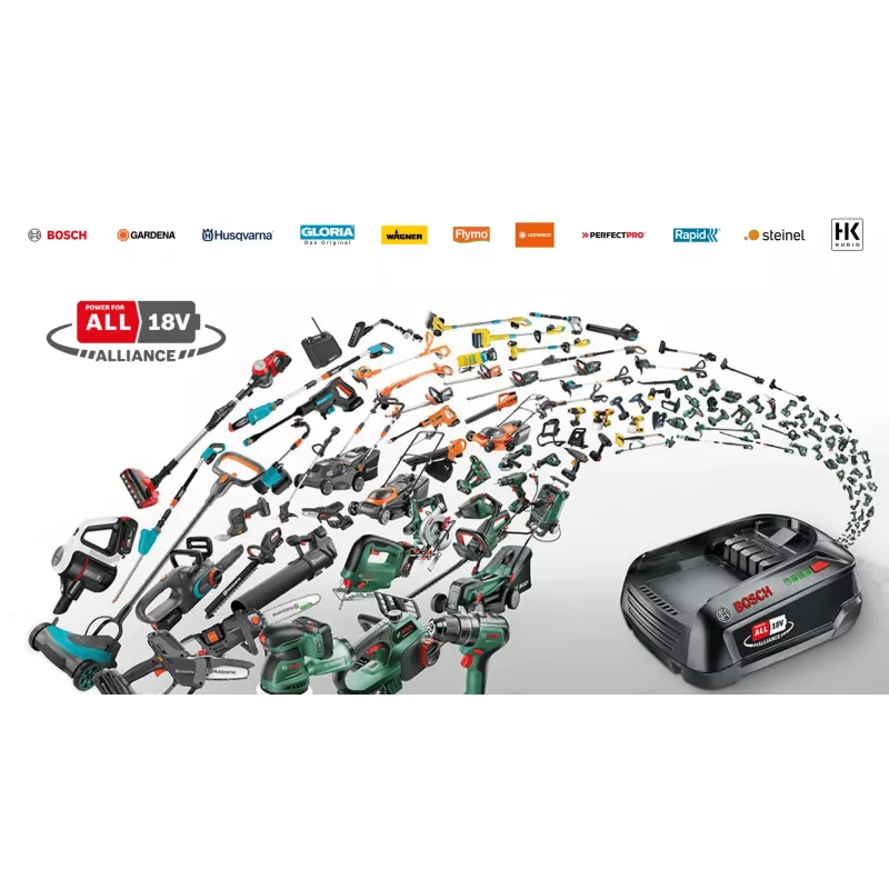 Bosch EasyChain 18V-15-7 melns, zaļš