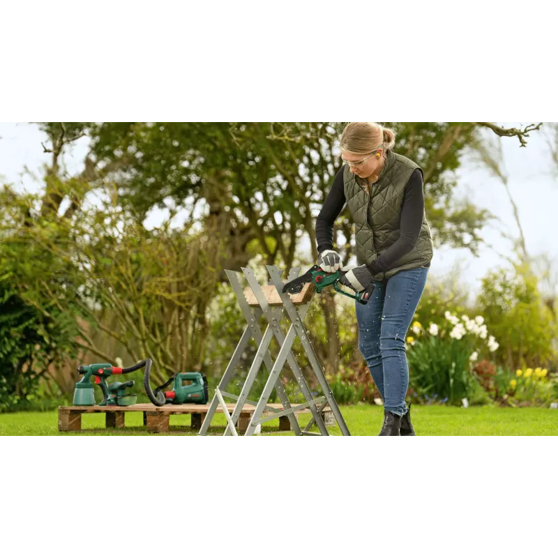 Bosch EasyChain 18V-15-7 melns, zaļš