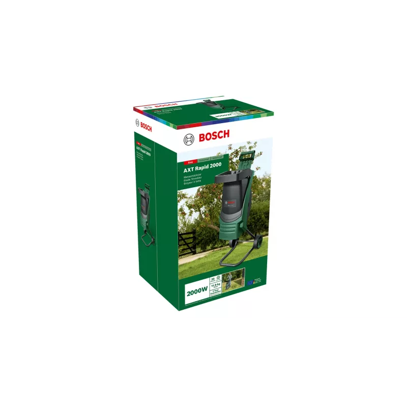 Bosch AXT RAPID 2000 dārza smalcinātājs 2000 W asmens