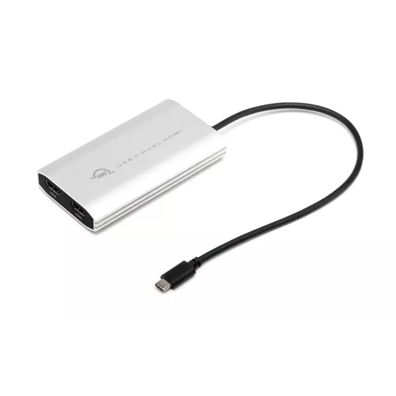 USB grafikas adapteris OWC CADPDL2HDMI 3840 x 2160 pikseļi Sudraba