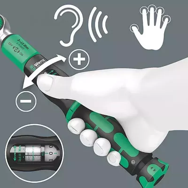 Klikšķa griezes atslēga Wera 05075830001 Nm mehāniskā 275mm