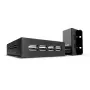 Lindy 50m 4 Port USB 2.0 Cat.6 paplašinātājs, tīkla raidītājs un uztvērējs, 50 m, 480 Mbit/s, Cat5, Cat5e, Cat6, NS1021, Fosfora bronza