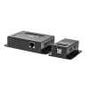 Lindy 50m 4 Port USB 2.0 Cat.6 paplašinātājs, tīkla raidītājs un uztvērējs, 50 m, 480 Mbit/s, Cat5, Cat5e, Cat6, NS1021, Fosfora bronza