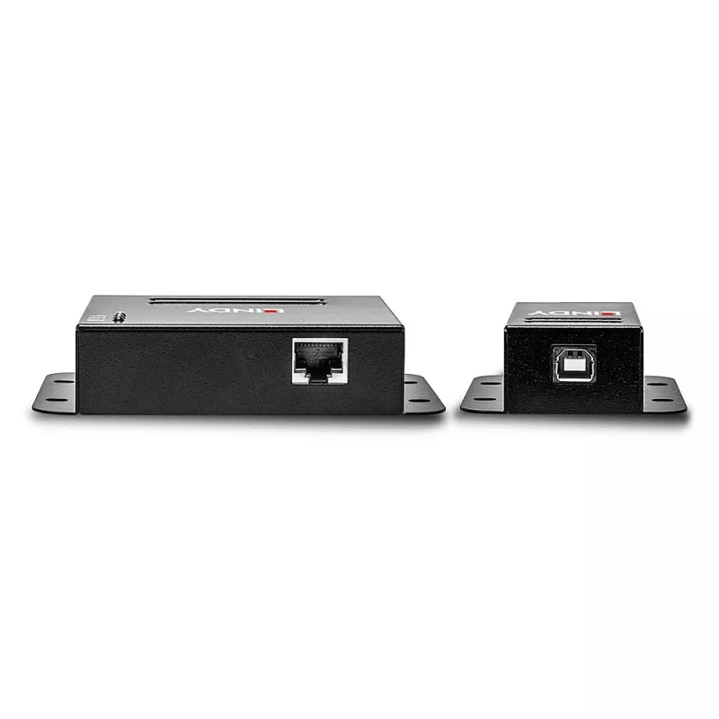 Lindy 50m 4 Port USB 2.0 Cat.6 paplašinātājs, tīkla raidītājs un uztvērējs, 50 m, 480 Mbit/s, Cat5, Cat5e, Cat6, NS1021, Fosfora bronza