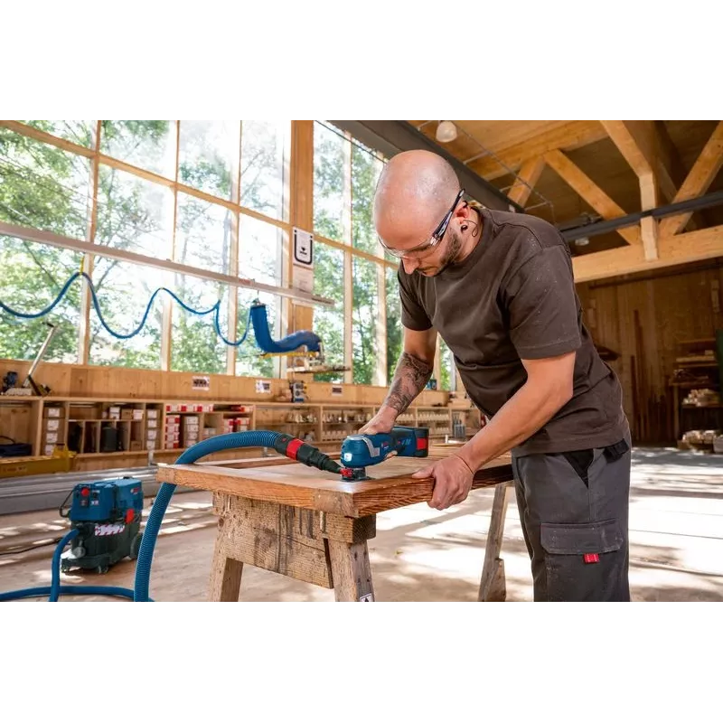 Bezvadu daudzfunkcionālais multigriezējs Bosch GOP 18V-34 18 V — oscilācijas instruments griešanai, slīpēšanai, skrāpēšanai