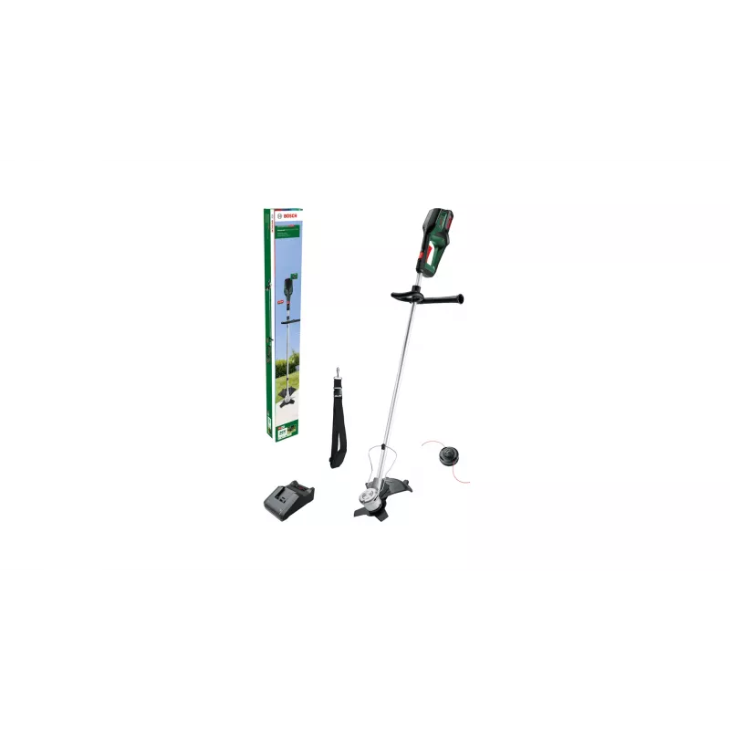 Bosch BrushCut bezvada zāles šķēres 2,4 mm 36 V litija jonu (Li-Ion) zaļas