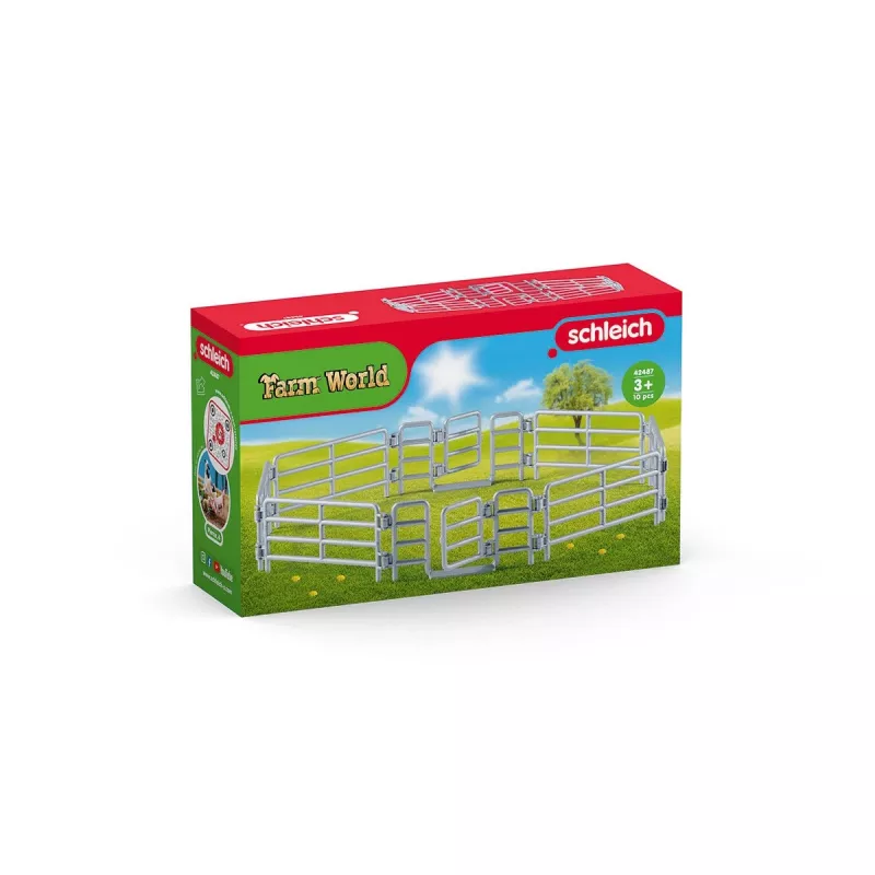 schleich Aploka žogs, Rotaļu figūriņu žogs, 3 gadi, Ferma, Lauku dzīvnieki / fermas rotaļlietas, Nerūsējošais tērauds, 1 gab.