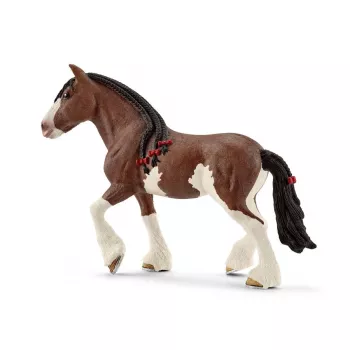 schleich FARM WORLD Klydesdeilas ķēve, 3 gadu vecumam, Lauku dzīvnieki / lauku rotaļlietas, Zirgi, Daudzkrāsains, Plastmasa, 1 gab.