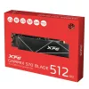 SSD M.2 512 GB ADATA XPG GAMMIX S70 BLADE — PCIe 4.0 NVMe, Read 7400 MB/s, Write 2600 MB/s