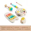 Mattel Music Gift Set with Wooden Instruments for Toddlers