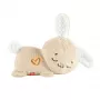 Fisher-Price Soothe & Settle Bunny mīkstā rotaļlieta mazulim un pielāgojama skaņas ierīce ar kustību