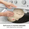 Fisher-Price Soothe & Settle Bunny mīkstā rotaļlieta mazulim un pielāgojama skaņas ierīce ar kustību
