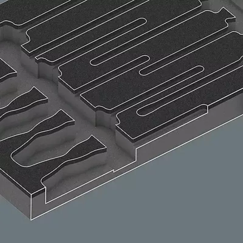 Manuālais skrūvgriežu komplekts Wera 05150101001, platums 344 mm, garums 392 mm
