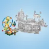 MEGA Pokémon panorāmas rata jautrais būvēšanas rotaļlietu komplekts, ar 4 darbības figūrām (393 gab.) bērniem