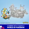 MEGA Pokémon panorāmas rata jautrais būvēšanas rotaļlietu komplekts, ar 4 darbības figūrām (393 gab.) bērniem