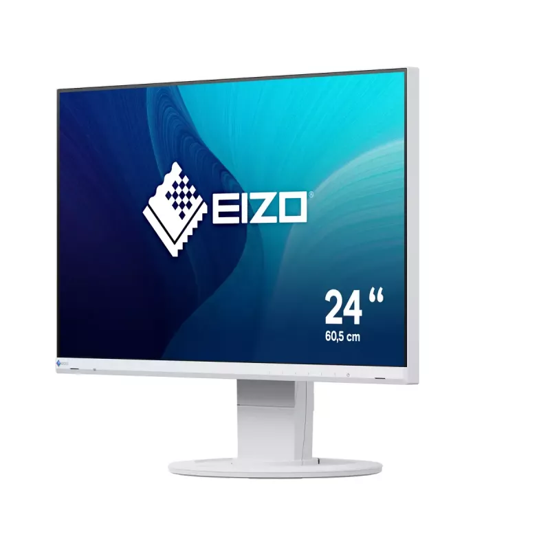 EIZO FlexScan EV2460-WT datora monitors 60,5 cm (23,8 collas) 1920 x 1080 pikseļi Full HD LCD Balts