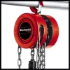Ķēdes telferis Einhell TC-CH 1000 1000 kg 2.5 m Sarkans Sudraba