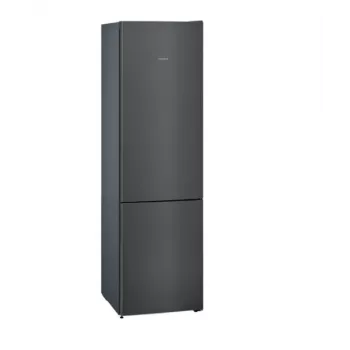 Siemens iQ500 KG39E8XBA ledusskapis-saldētājs Brīvi stāvošs 343 L Melns, Nerūsējošais tērauds